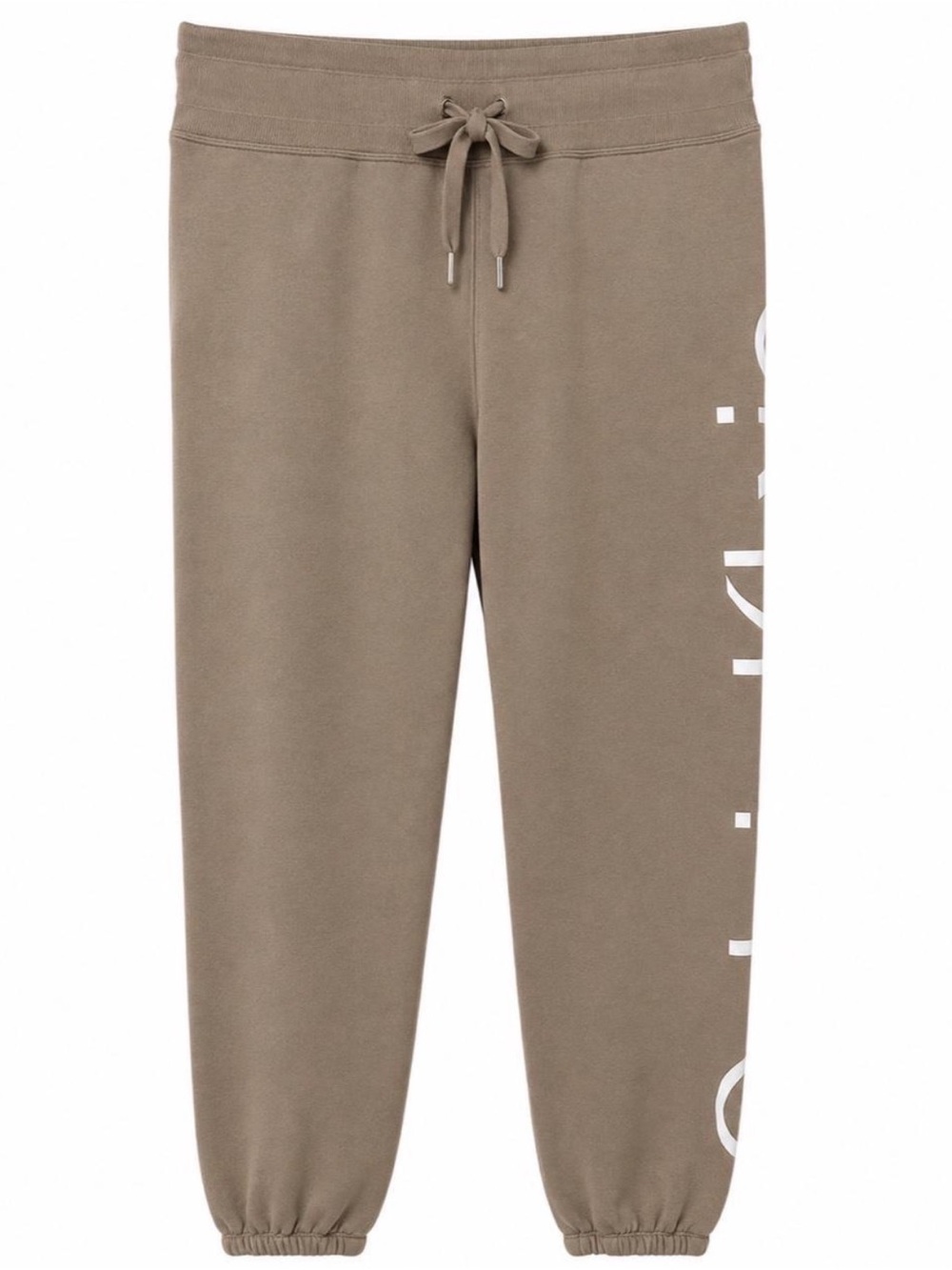 Calvin Klein Performance Taupe Logo Jogger Sweatpants